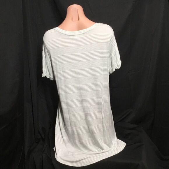 Nordstrom Lingerie Soft Striped Nightshirt (D13) - Picture 3 of 7